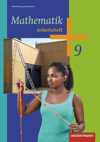 Mathematik - Ausgabe 2012 für Regionale Schulen in Mecklenburg-Vorpommern: Arbeitsheft 9