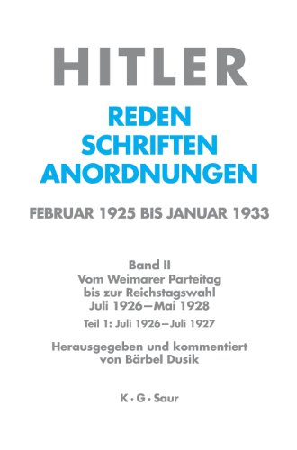 Juli 1926 - Juli 1927