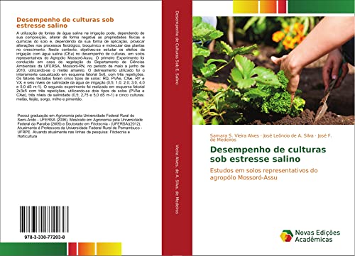 Desempenho de culturas sob estresse salino: Estudos em solos representativos do agropólo Mossoró-Assu