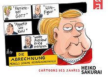 Merkels geheime Gesprächsprotokolle: Die Abrechnung - Cartoons des Jahres