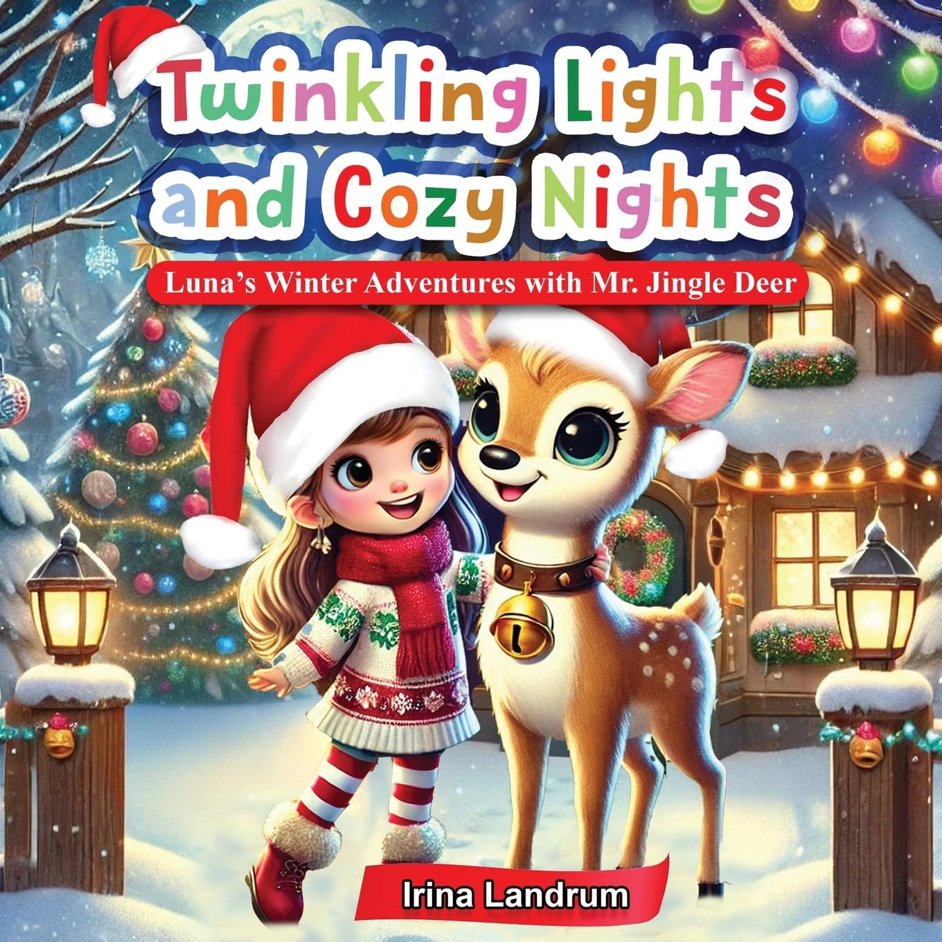 Twinkling Lights and Cozy Nights: Luna’s Winter Adventures with Mr. Jingle Deer