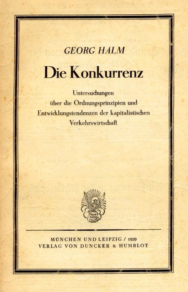 Die Konkurrenz.