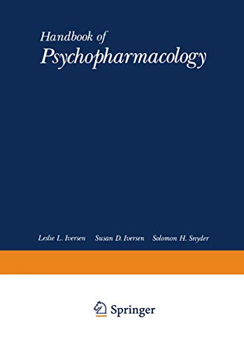 Handbook of Psychopharmacology:Vol. 17:Biochemical Studies of Cns Receptors