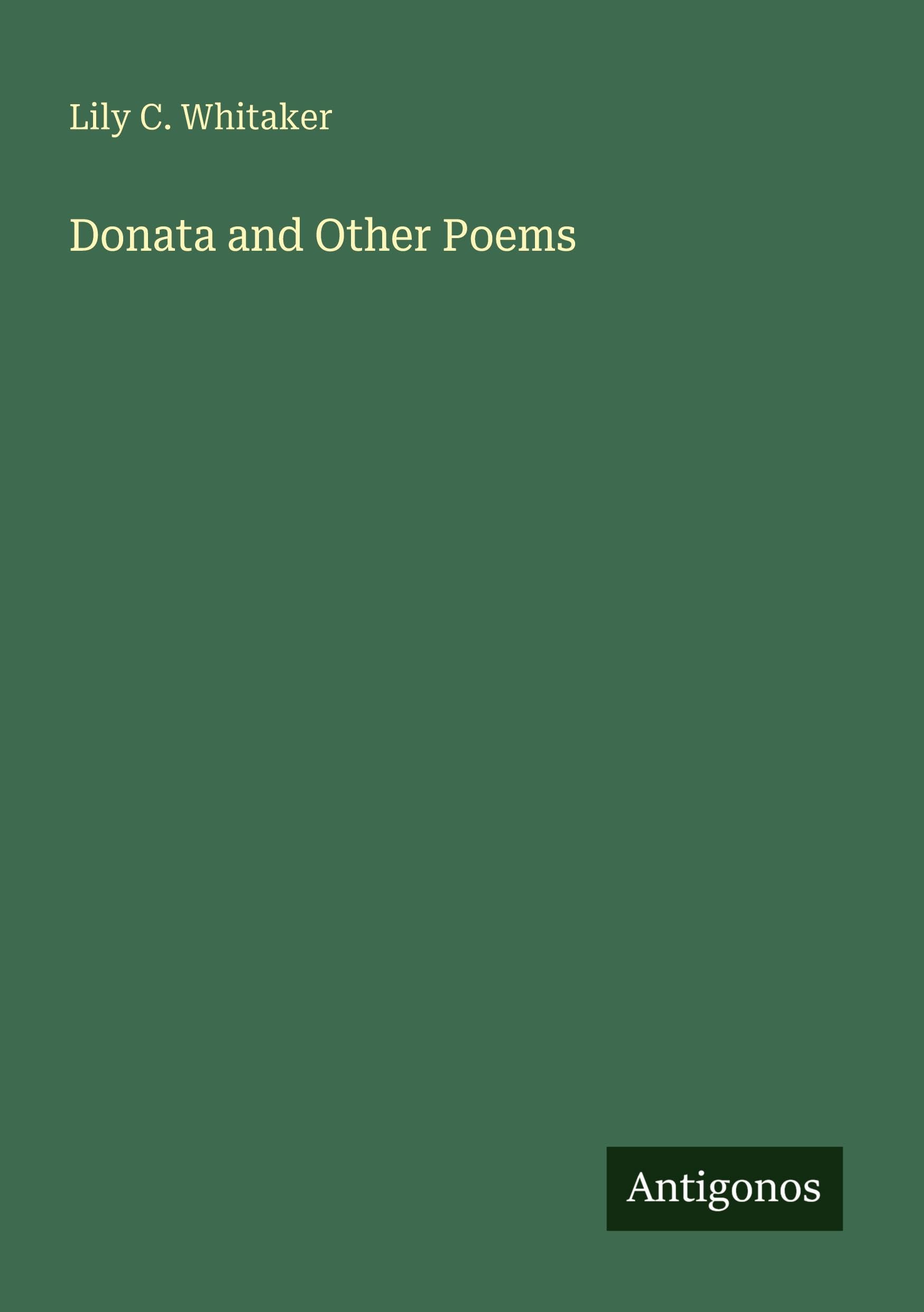 Donata and Other Poems