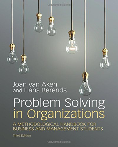 van Aken, Joan Ernst Problem Solving In Organizations, A Methodological Handbook For Business And Management Students