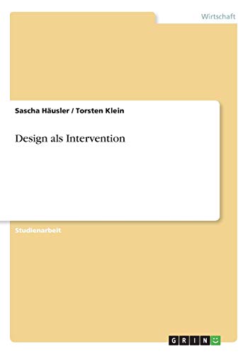 Design als Intervention