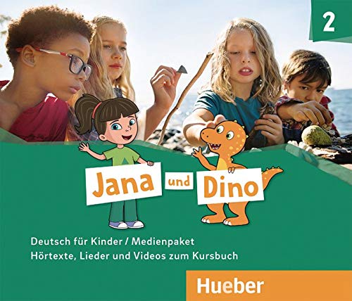Jana und Dino 2: 2 Audio-CDs und 1 DVD zum Kursbuch.Deutsch für Kinder / Medienpaket