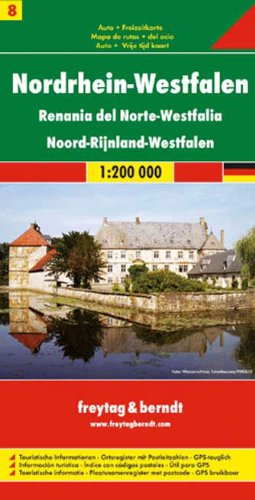 Serie Deutschland: Freytag Berndt Autokarten, Nordrhein-Westfalen 1:200.000: Bl 8