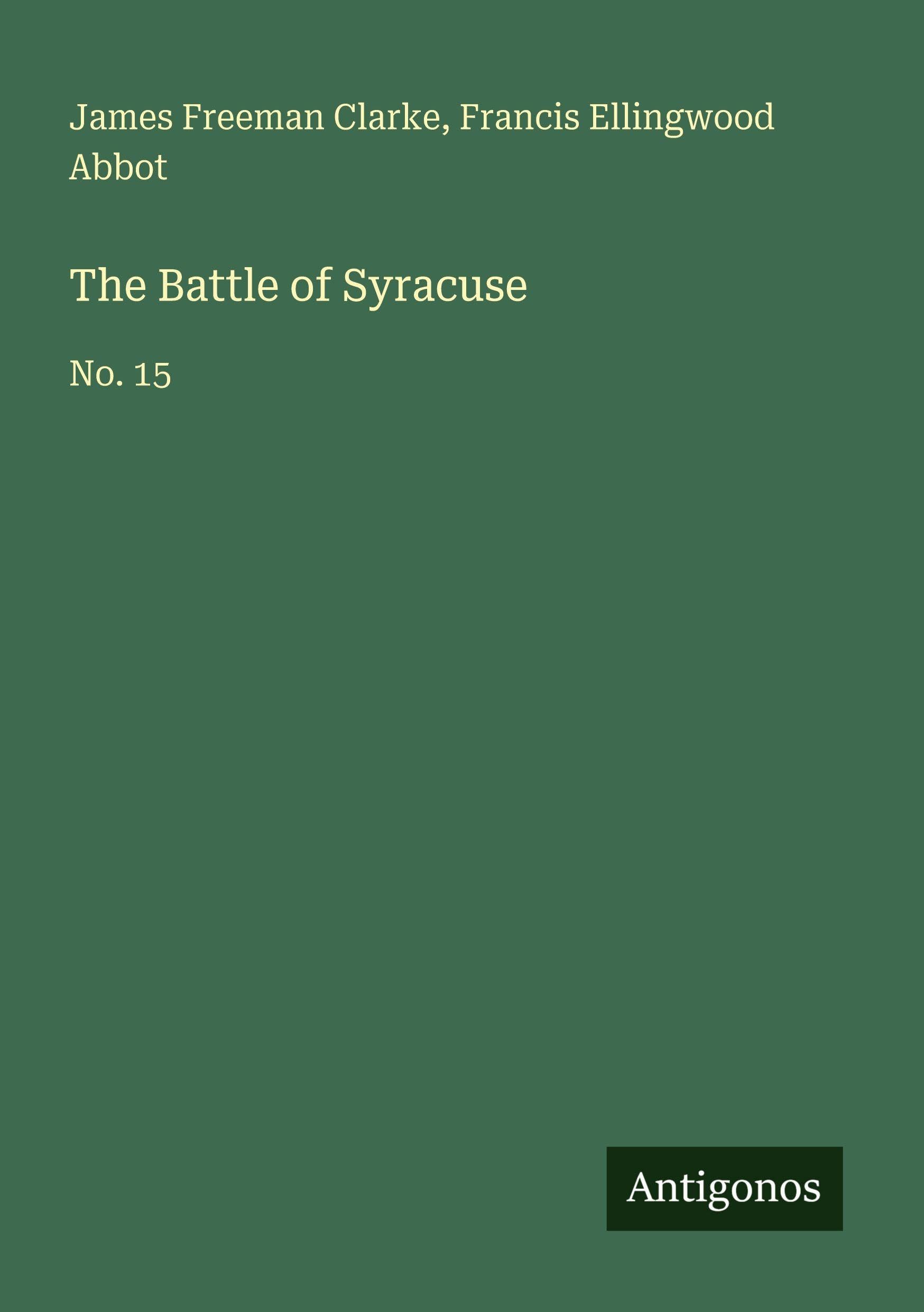 The Battle of Syracuse: No. 15