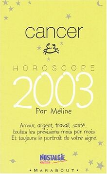 Horoscope 2003 : Cancer