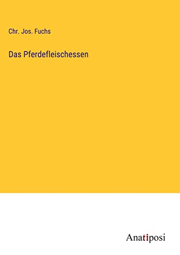 Das Pferdefleischessen