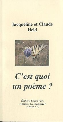 C'est quoi un poème ?