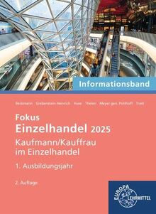 Fokus Einzelhandel 2025, 1. Ausbildungsjahr: Informationsband