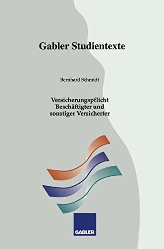 Versicherungspflicht Beschäftigter und sonstiger Versicherter (Gabler-Studientexte)
