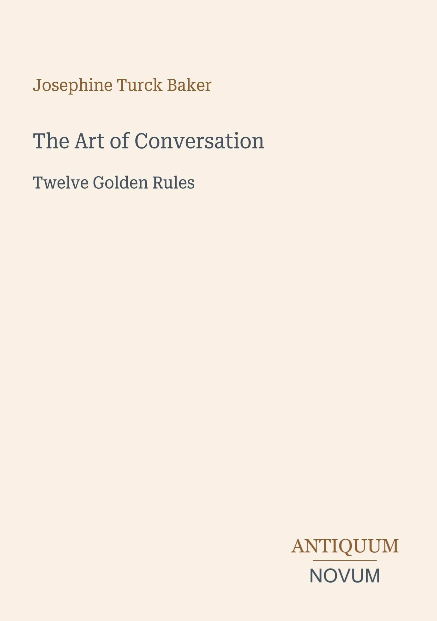 The Art of Conversation