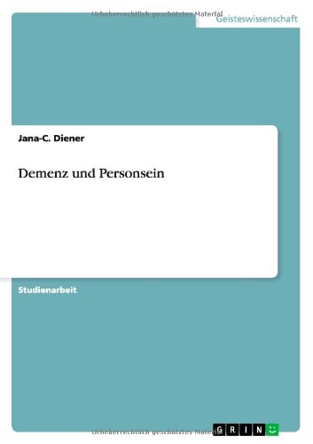 Demenz und Personsein