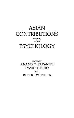 Asian Contributions to Psychology