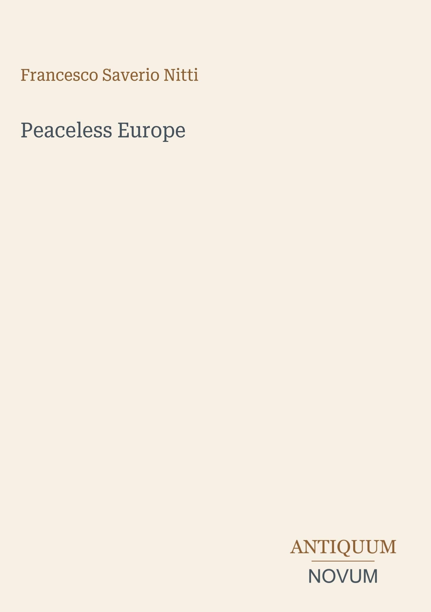 Peaceless Europe
