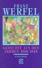 Franz Werfel. Gesammelte Werke in Einzelbänden - Taschenbuch-Ausgabe / Gedichte aus den Jahren 1908-1945