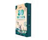 Les 50 voyages à faire dans sa vie (édition collector): Coffret avec 1 carte du monde illustré, 7 cartes postales, 5 stickers et 1 ticket d'or