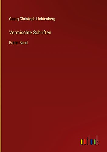 Vermischte Schriften: Erster Band