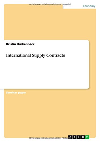 International Supply Contracts