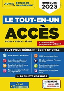 Accès : ESDES, ESSCA, IESEG : le tout-en-un, concours 2023
