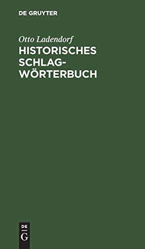 Historisches Schlagwörterbuch: Ein Versuch