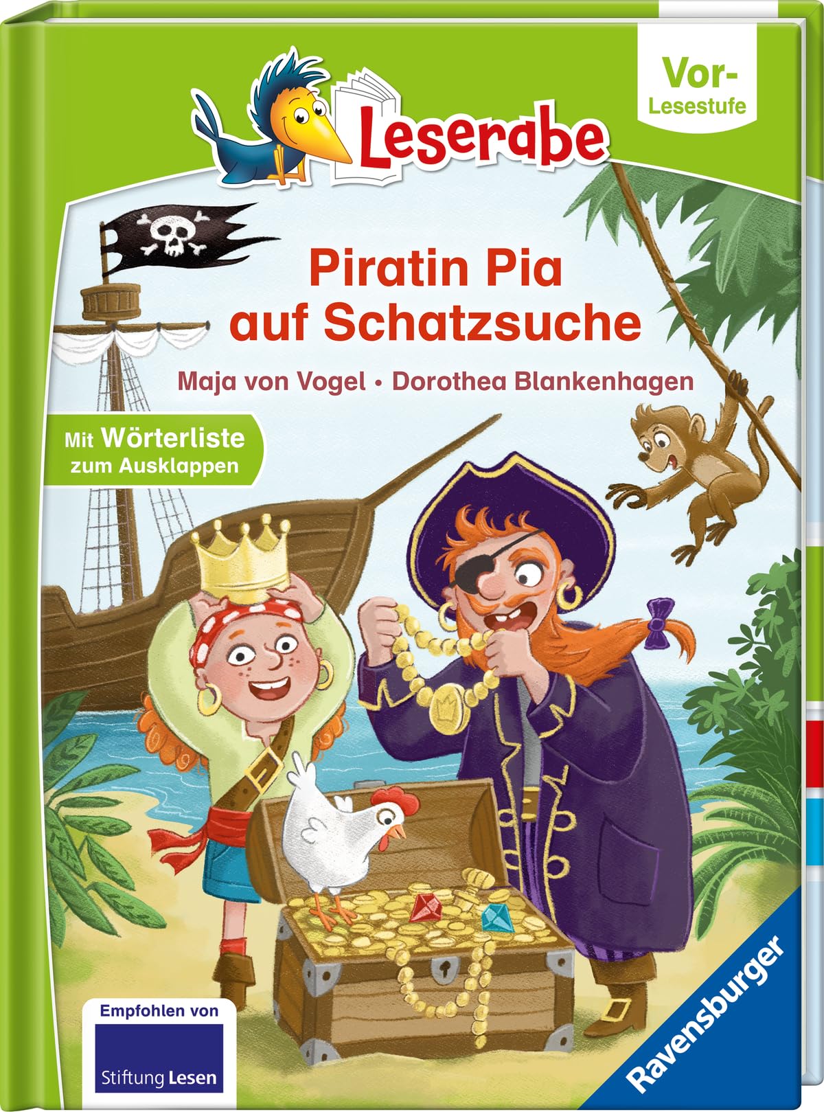Piratin Pia auf Schatzsuche - lesen lernen mit dem Leserabe - Erstlesebuch - Kinderbuch ab 5 Jahren - erstes Lesen - (Leserabe Vorlesestufe)