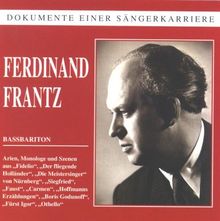 Dokumente einer Sängerkarriere - Ferdinand Frantz