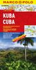 MARCO POLO Kontinentalkarte Kuba 1:1 Mio.: Mit landschaftlich schönen Strecken und Sehenswürdigkeiten. Übersichtskarte zum Ausklappen, Entfernungstabelle, Ortsregister, Citypläne