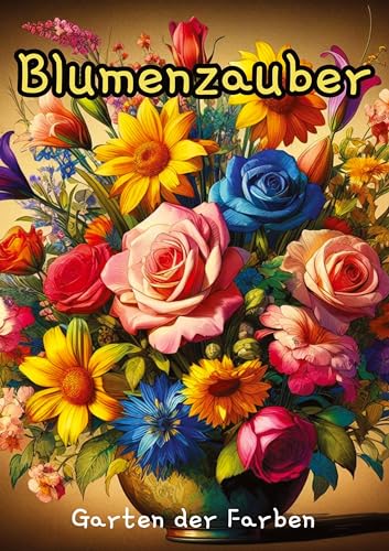 Blütenpracht zum Leben erwecken - Flower Coloring: wünderschöne Blumenausmalbilder