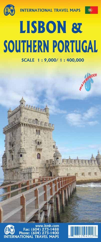 Lisbon & Portugal: ITM Travel Reference Map 1:10000