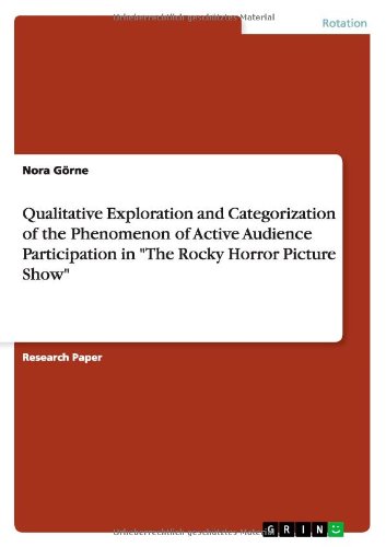 Qualitative Exploration and Categorization of the Phenomenon of Active Audience Participation in The Rocky Horror Picture Show