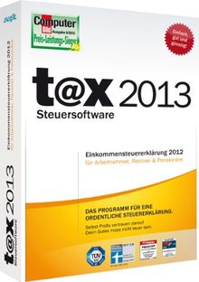 t@x 2013 (für Steuerjahr 2012)