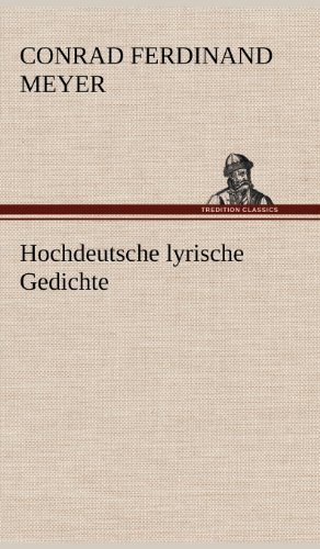 Hochdeutsche lyrische Gedichte