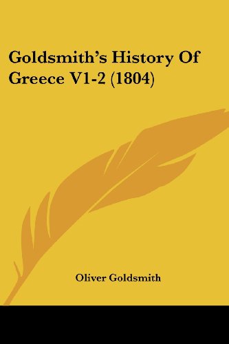 Die Buchhandlung in Oelde hat das Buch Goldsmith's History Of Greece V1-2 (1804)