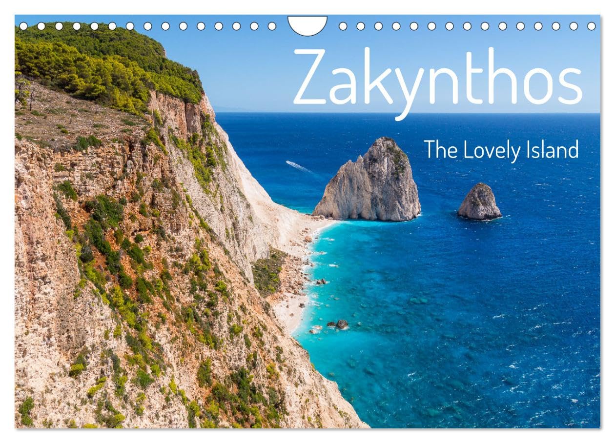 Zakynthos - the Lovely Island (Wall Calendar 2026 DIN A4 landscape), CALVENDO 12 Month Wall Calendar: The Ionian island of Zakynthos at a glance