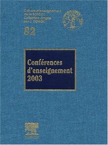 Conférences d'enseignement 2003