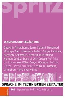 Diaspora und Gedächtnis: Sprache im technischen Zeitalter 243, Jg. 60, 3