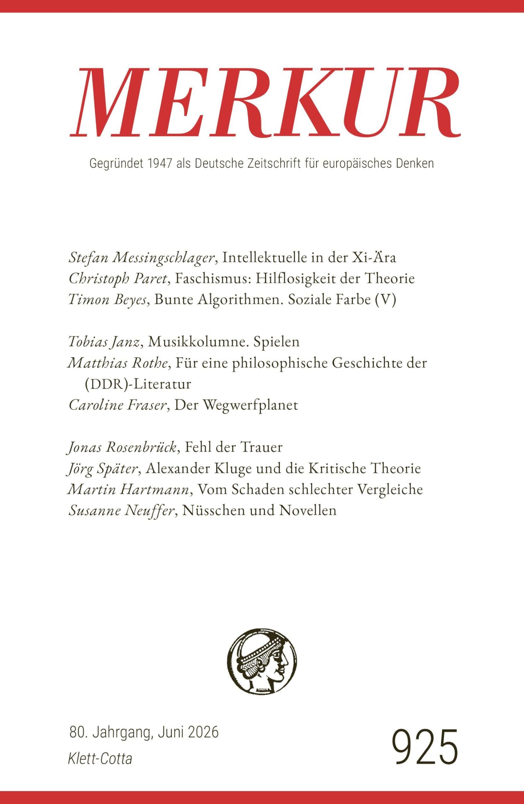 MERKUR 6/2026, Jg.80