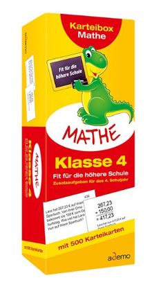 Karteibox Mathe, Klasse 4 - Fit für die höhere Schule: Zusatzaufgaben