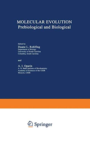Molecular Evolution: Prebiological and Biological