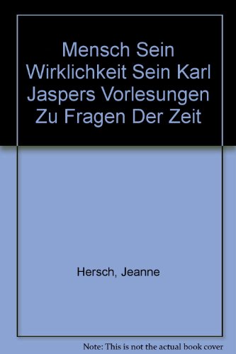Menschsein Wirklichkeit Sein