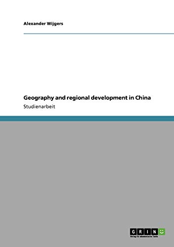 Geography and regional development in China