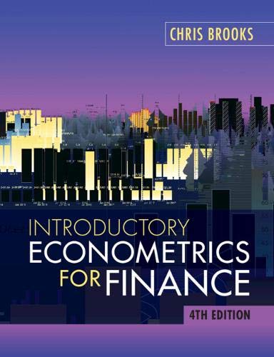 Chris Brooks Introductory Econometrics For Finance