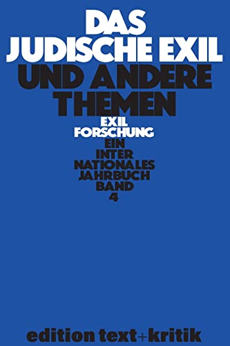 Das jüdische Exil und andere Themen Kartoniert (TB)