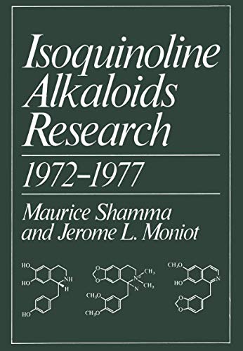 Isoquinoline Alkaloids Research 19721977