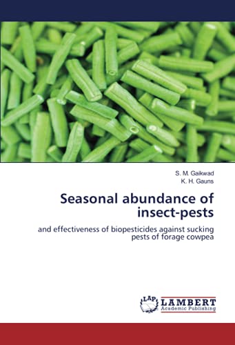 Seasonal abundance of insect-pests: and effectiveness of biopesticides against sucking pests of forage cowpea