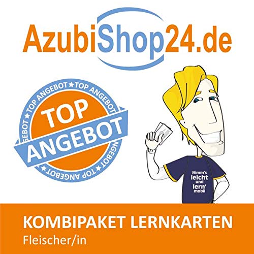 AzubiShop24.de Kombi-Paket Lernkarten Fleischer/-in: Erfolgreiche Prüfungsvorbereitung auf die Abschlussprüfung